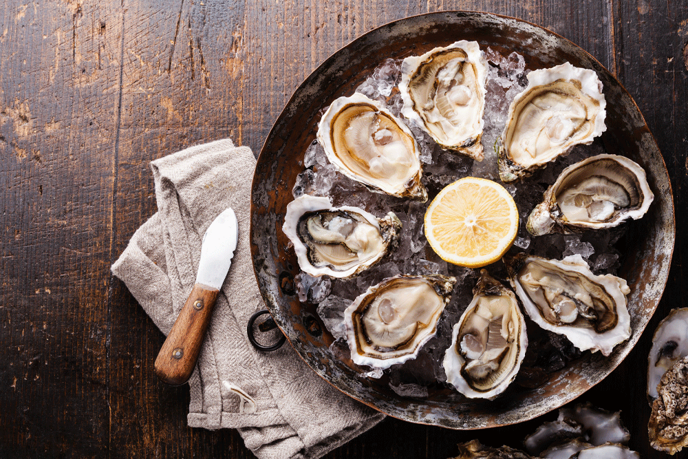 oysters contain more zinc than any other food type