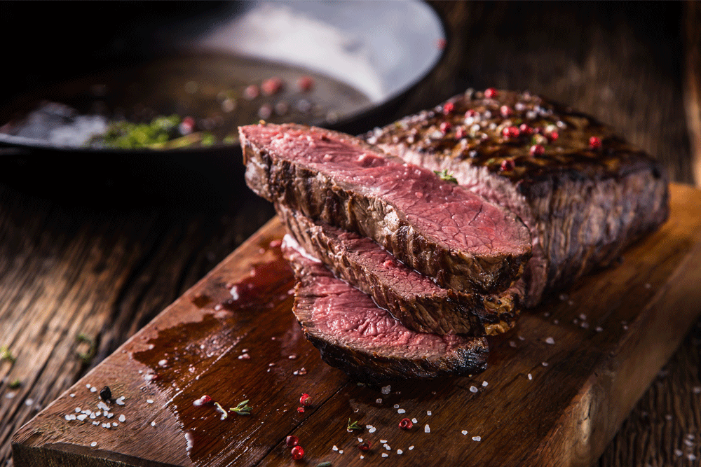 red meat contains zine to help boost testosterone