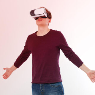 man in vr goggles