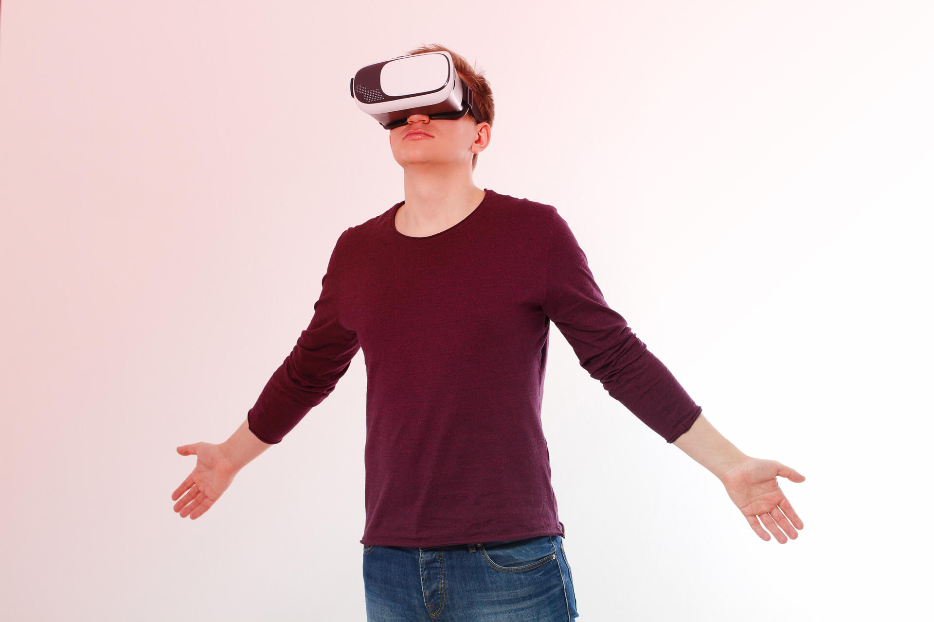 man in vr goggles