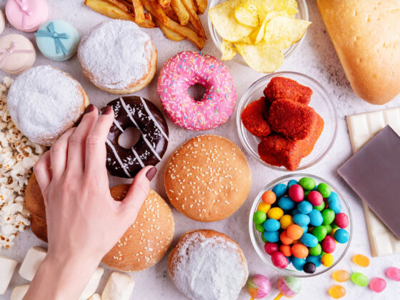 a table full of sweets