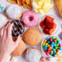 a table full of sweets