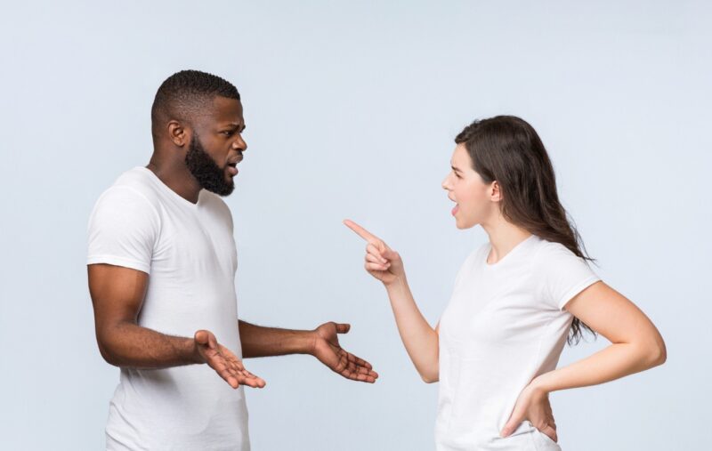 couple arguing