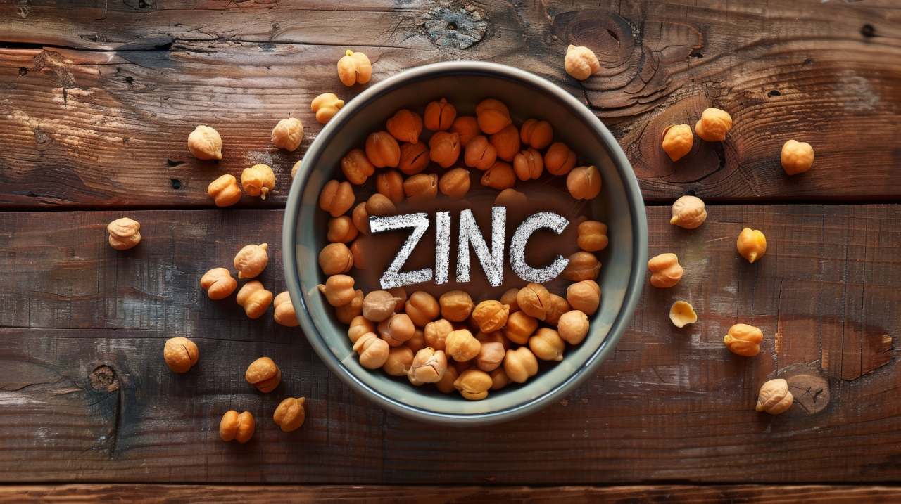 Zinc-Rich Cooked Chickpeas in a Bowl