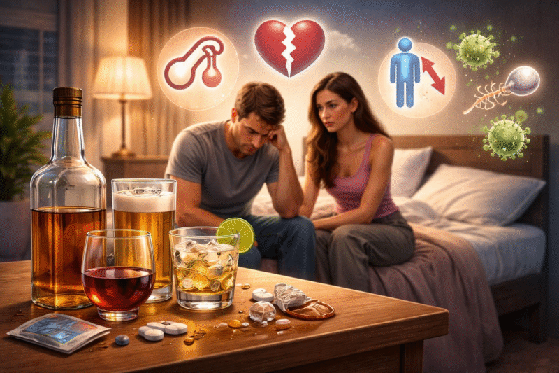 How Alcohol Impacts Your Sexual Health