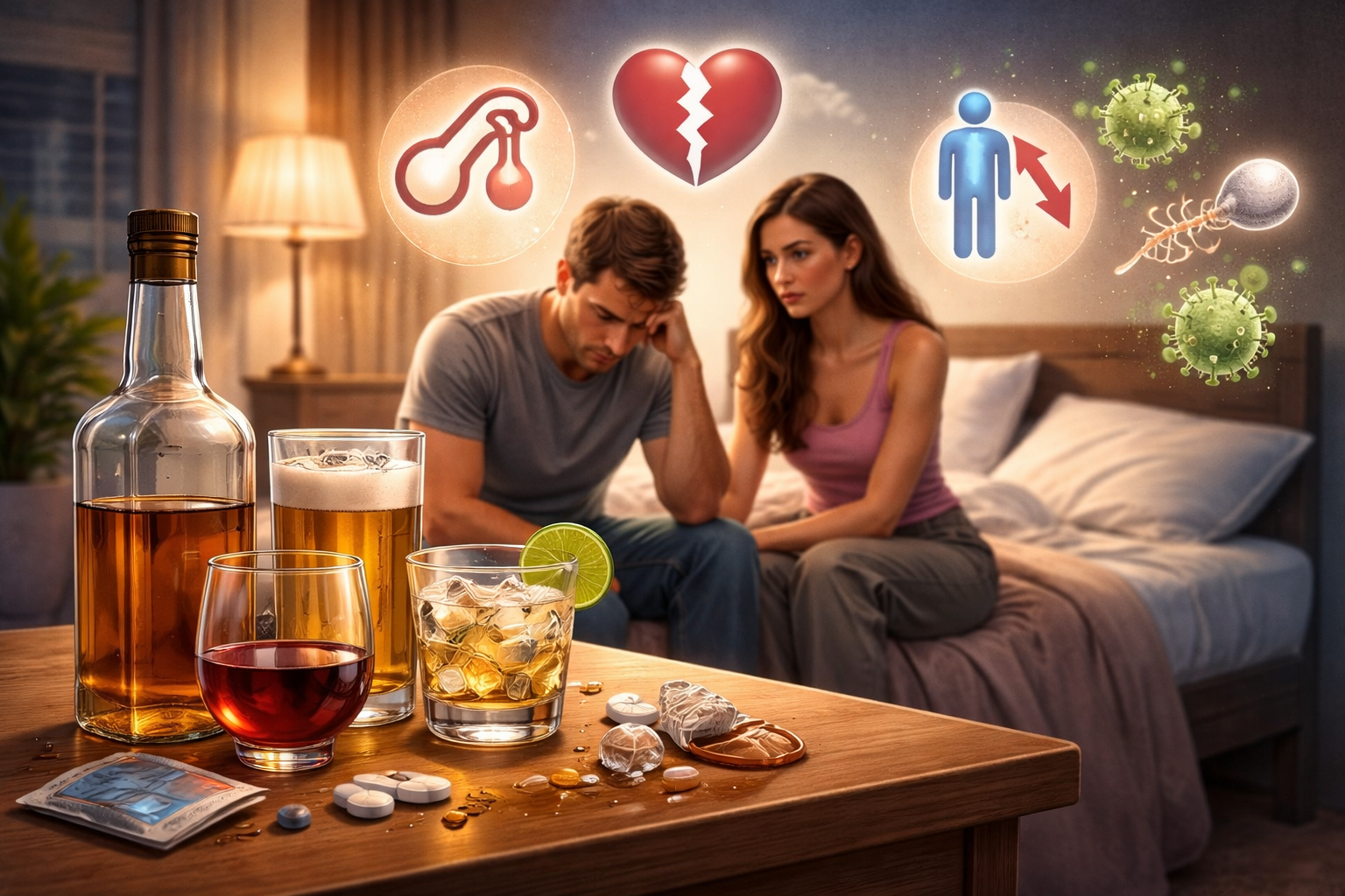How Alcohol Impacts Your Sexual Health