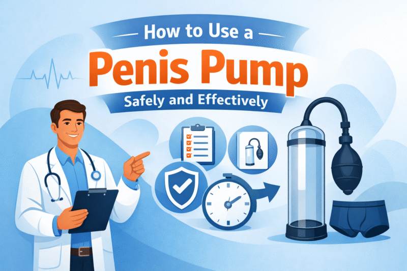 How to Use a Penis Pump Safely and Effectively